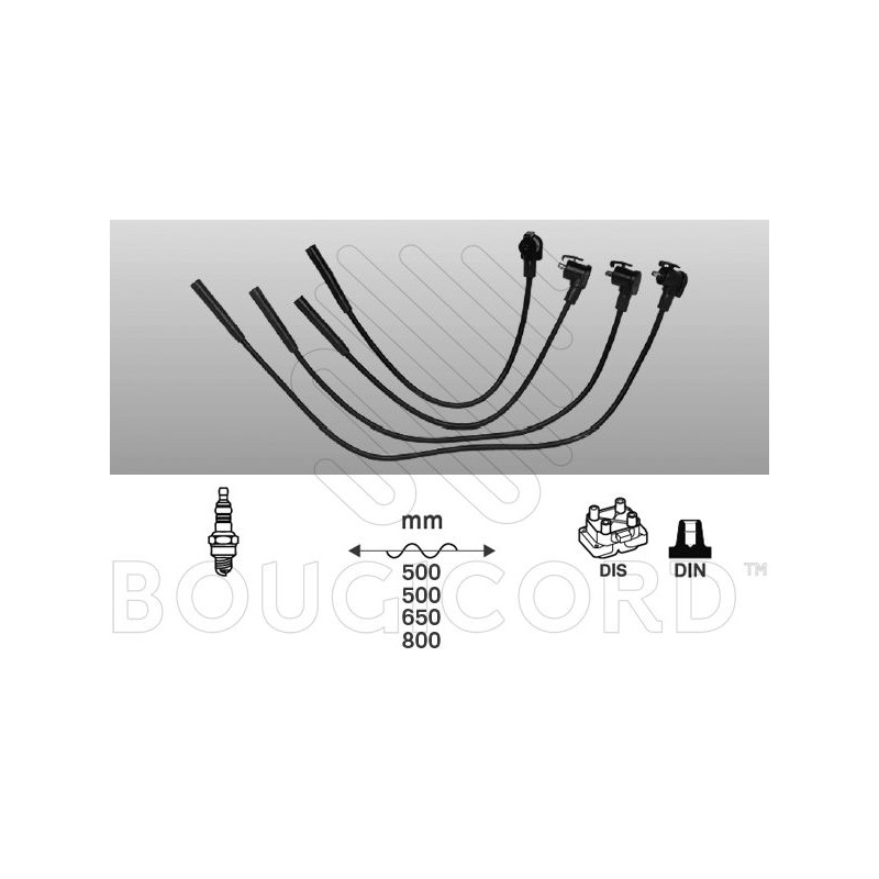 EFI AUTOMOTIVE 4150 Juego de cables de encendido