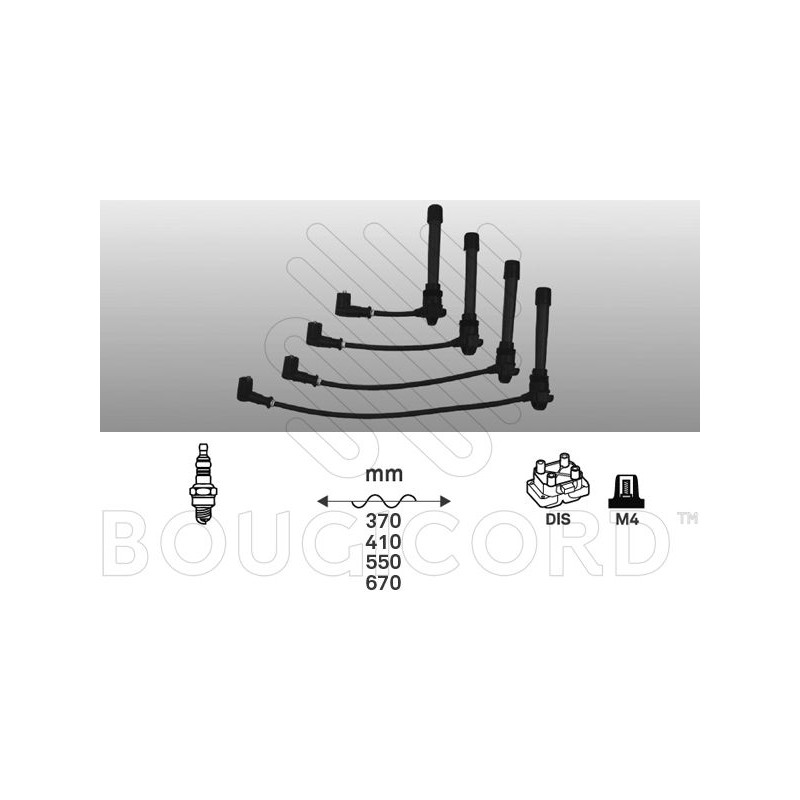 EFI AUTOMOTIVE 4206 Juego de cables de encendido
