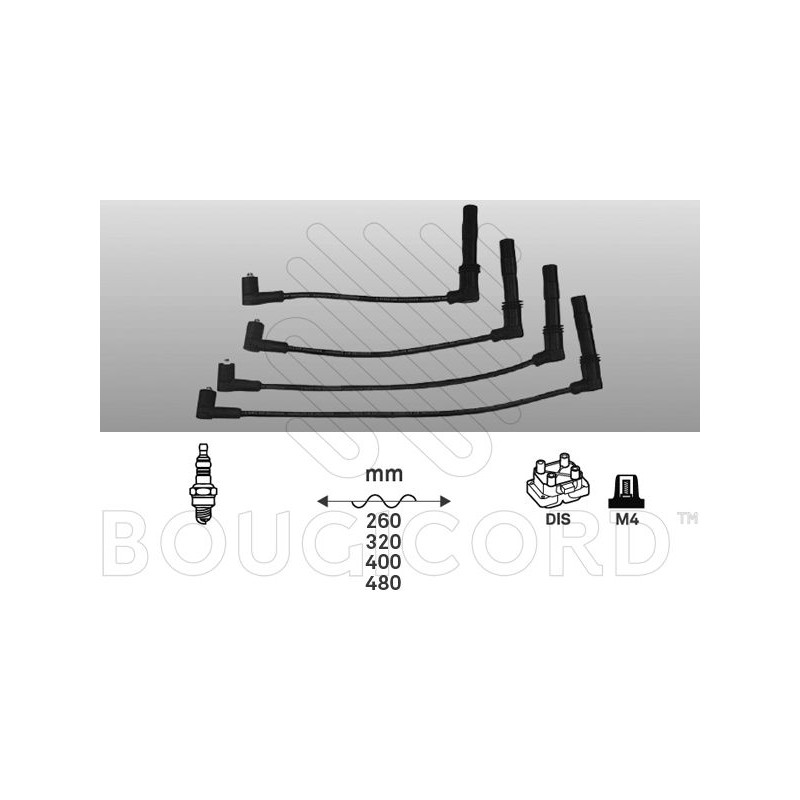 EFI AUTOMOTIVE 4207 Juego de cables de encendido