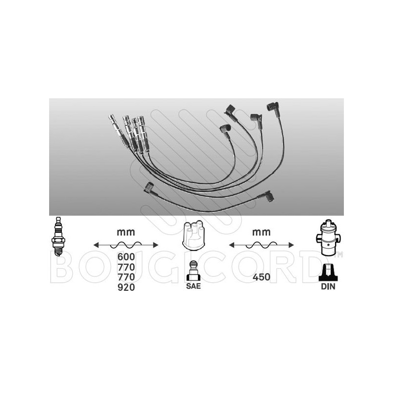 EFI AUTOMOTIVE 7155 Juego de cables de encendido