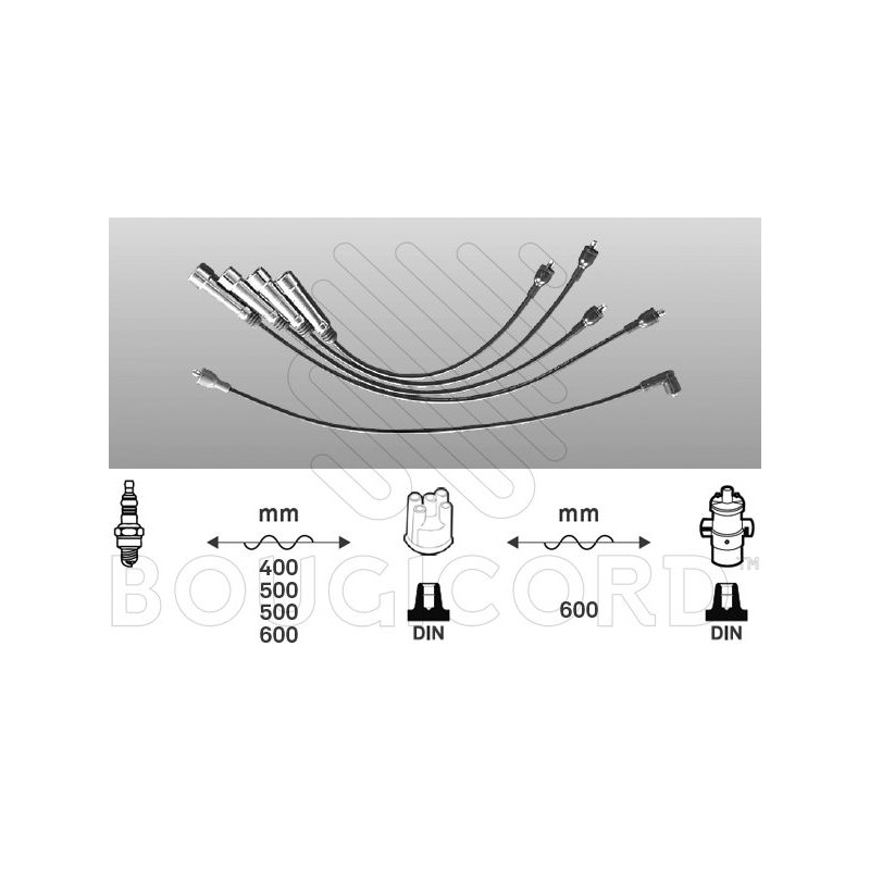 EFI AUTOMOTIVE 7244 Juego de cables de encendido