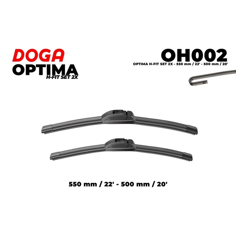DOGA OH002 Limpiaparabrisas delante