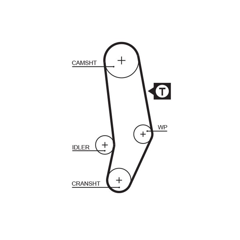 GATES 5035 Correa dentada