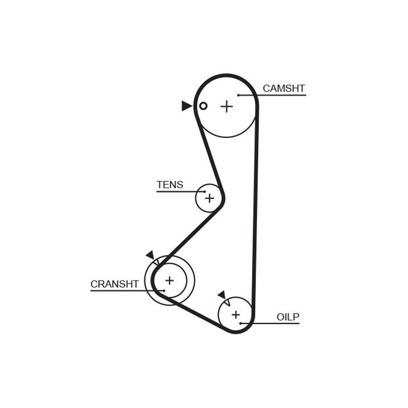 GATES 5075XS Correa dentada