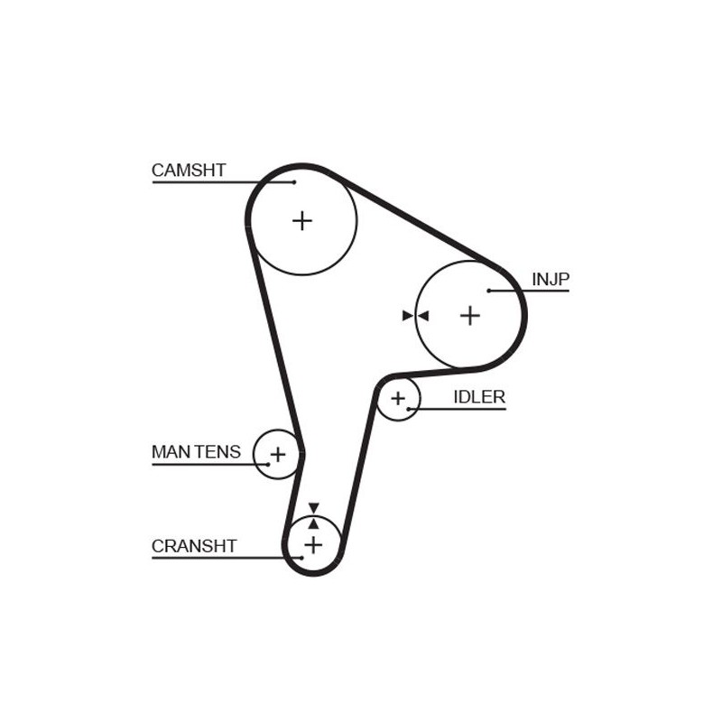 GATES 5190 Correa dentada
