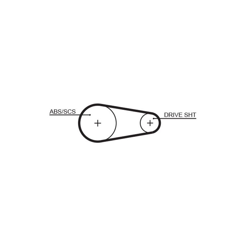 GATES 5204XS Correa dentada