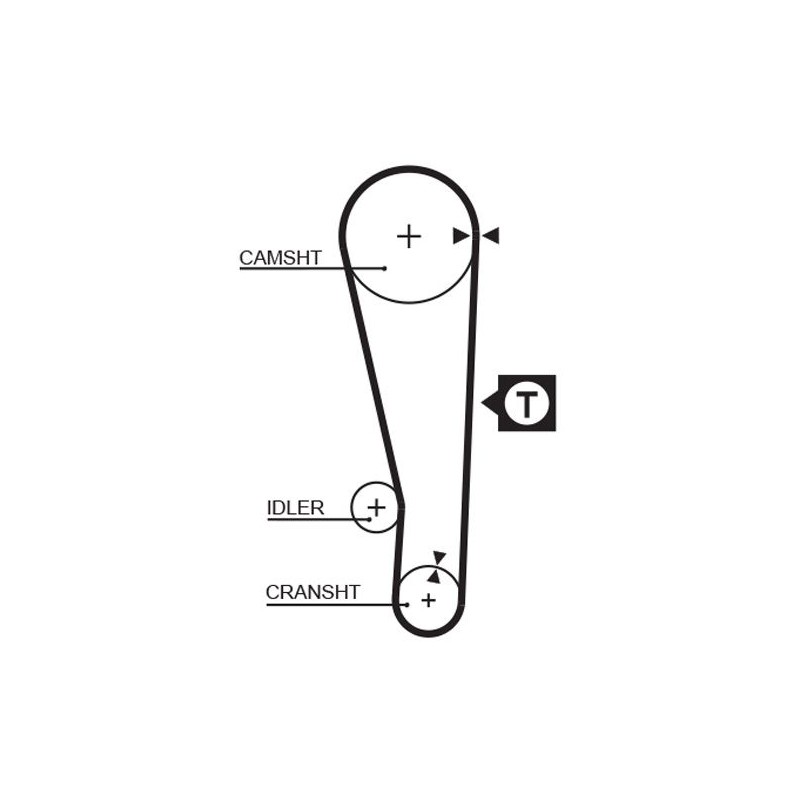 GATES 5250XS Correa dentada