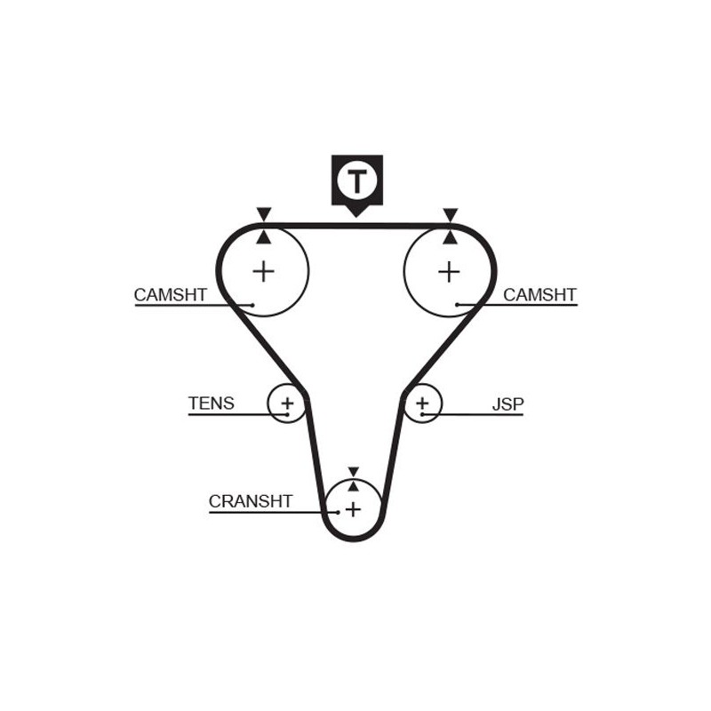 GATES 5273XS Correa dentada