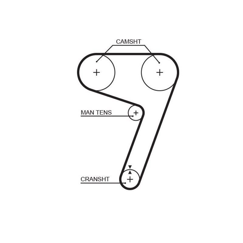 GATES 5279XS Correa dentada