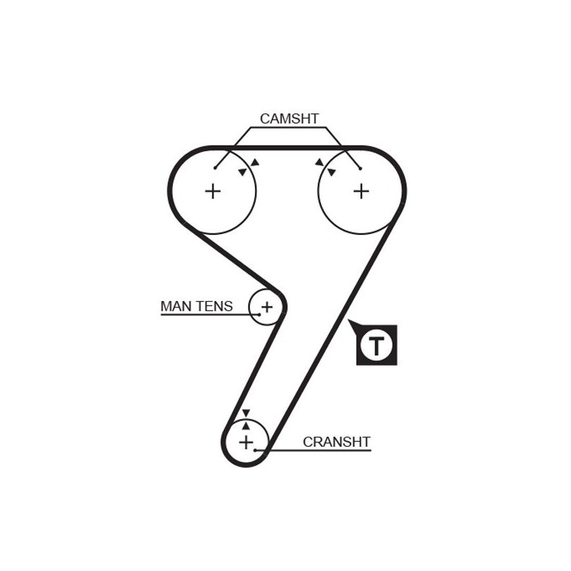 GATES 5298 Correa dentada