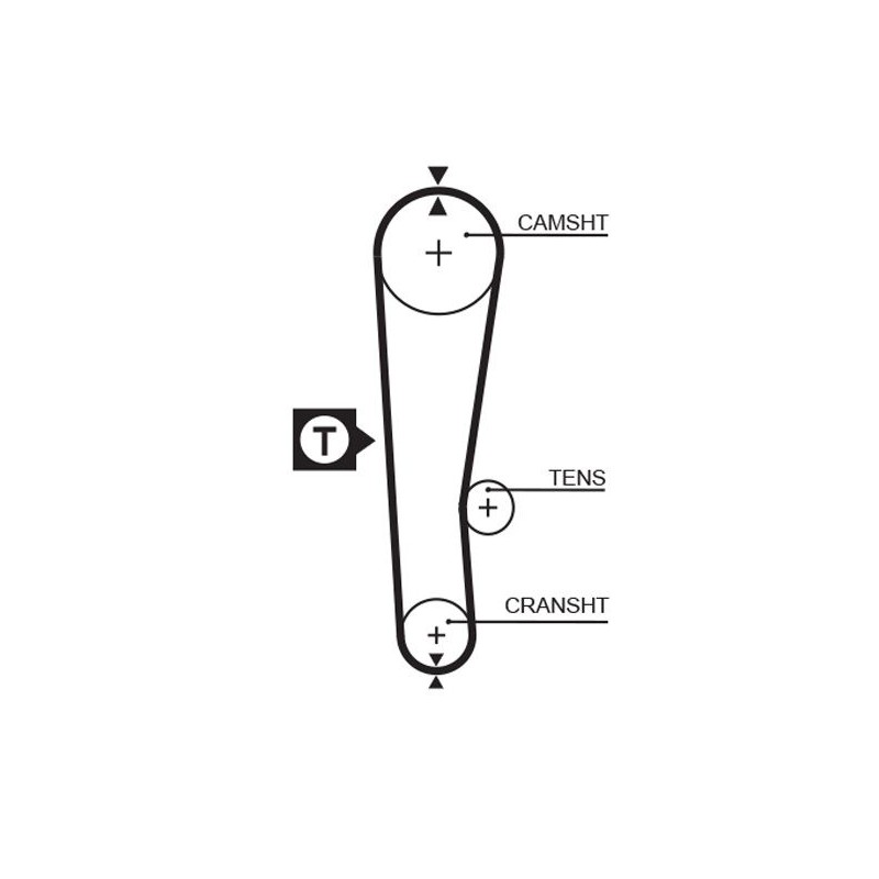 GATES 5313XS Correa dentada