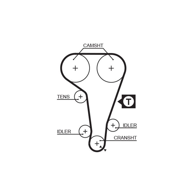 GATES 5360XS Correa dentada