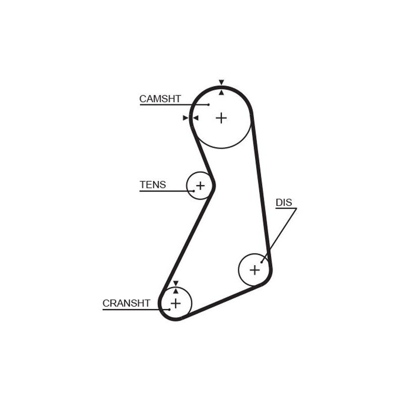 GATES 5399XS Correa dentada
