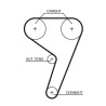 GATES 5433XS Correa dentada