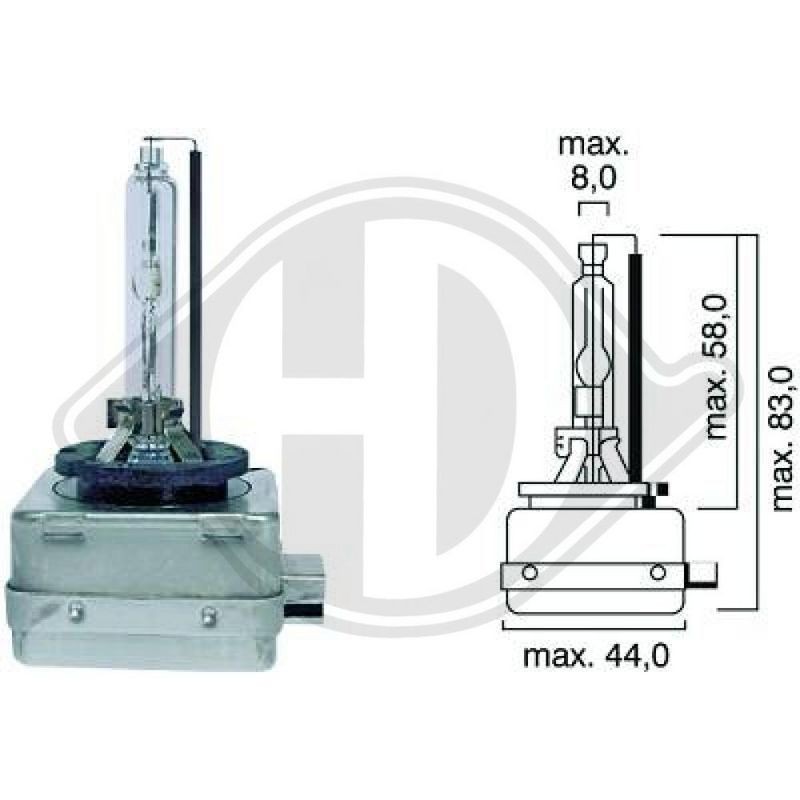 DIEDERICHS LID10004 Lámpara, faro principal