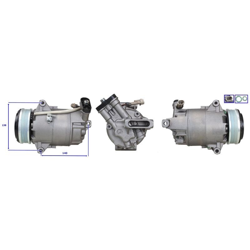 LUCAS ACP346 Compresor, aire acondicionado