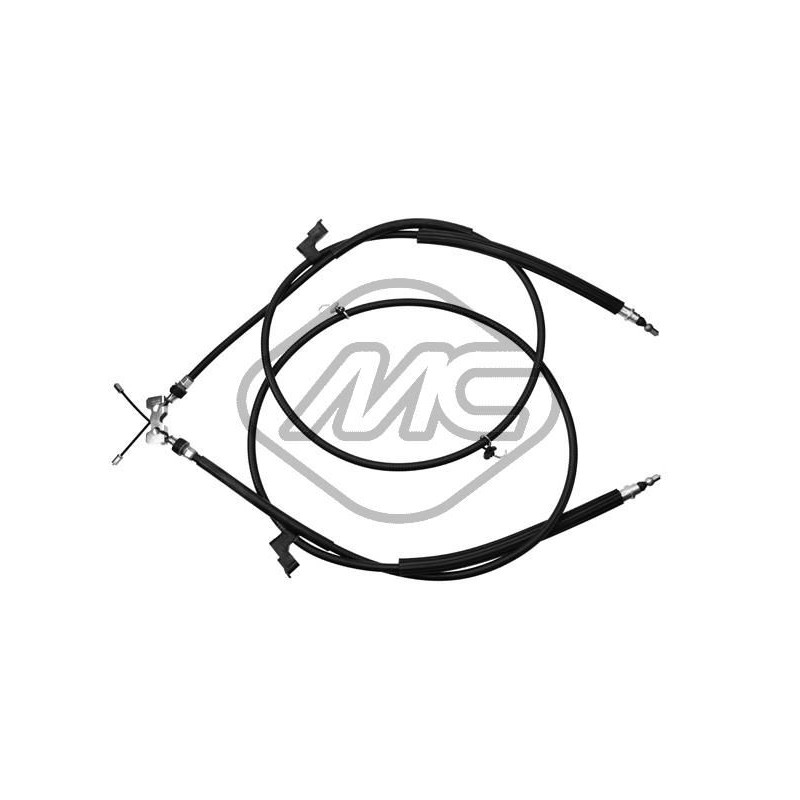 Metalcaucho 81830 Cable de accionamiento, freno de estacionamiento posterior