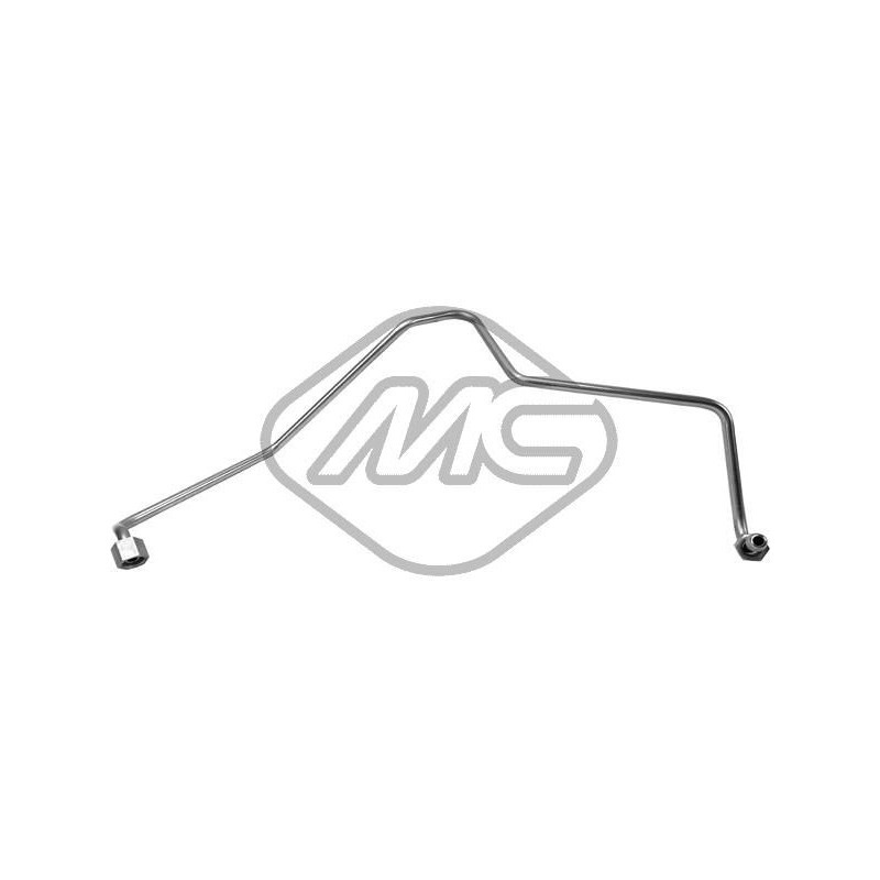 Metalcaucho 92154 Conducto aceite, turbocompresor