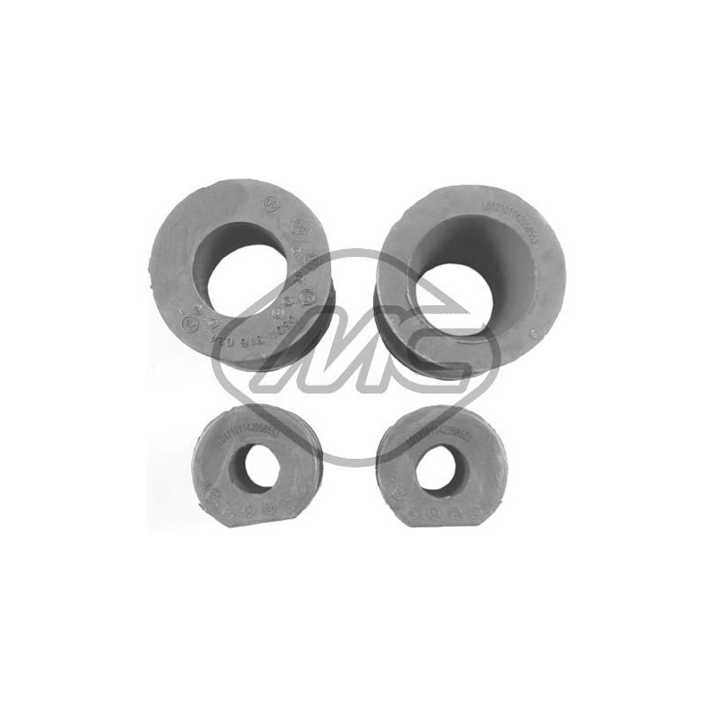 Metalcaucho 58553 Kit cojinetes, estabilizador eje delantero, ambos lados