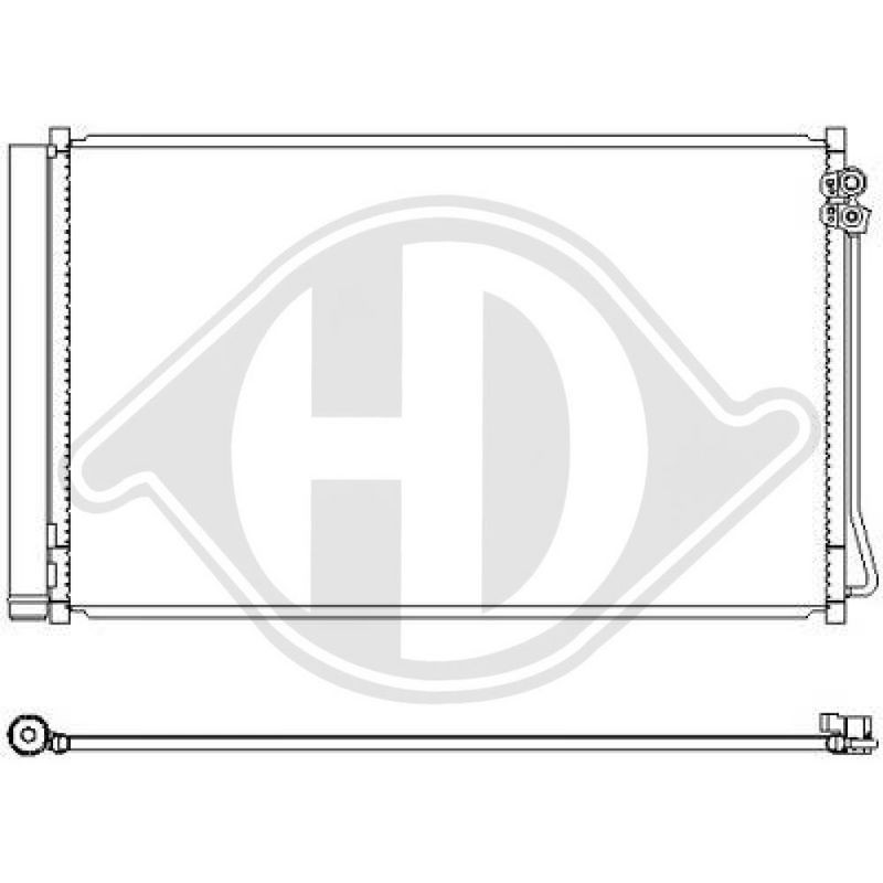 DIEDERICHS DCC1979 Condensador, aire acondicionado - 1