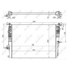 NRF 53965 Radiador, refrigeración del motor