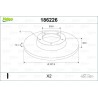 VALEO 186226 Disco de freno