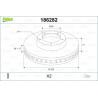 VALEO 186282 Disco de freno