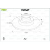 VALEO 186647 Disco de freno
