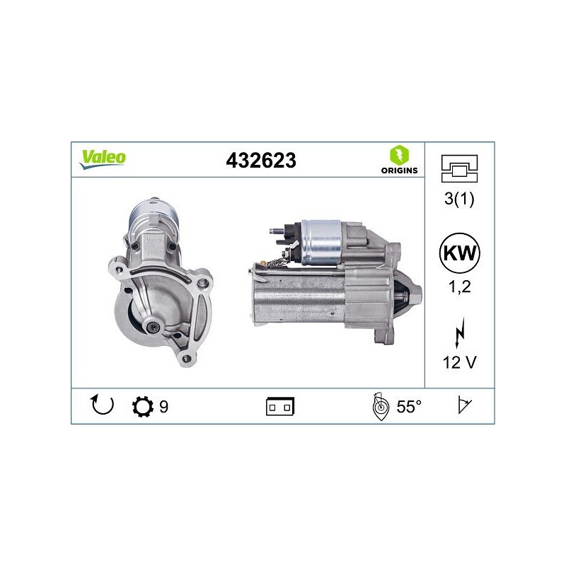 VALEO 432623 Motor de arranque