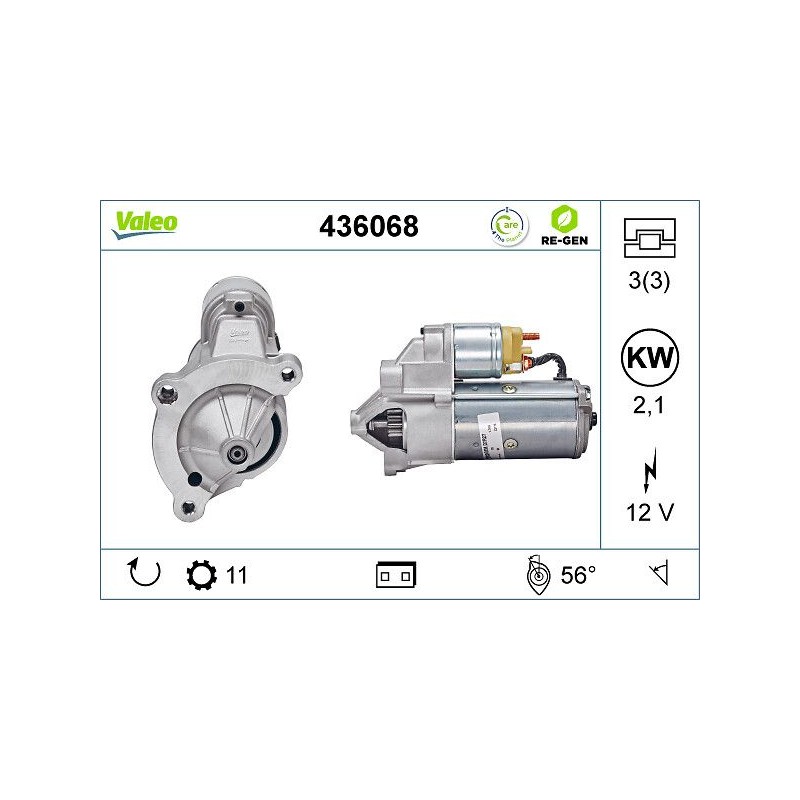 VALEO 436068 Motor de arranque