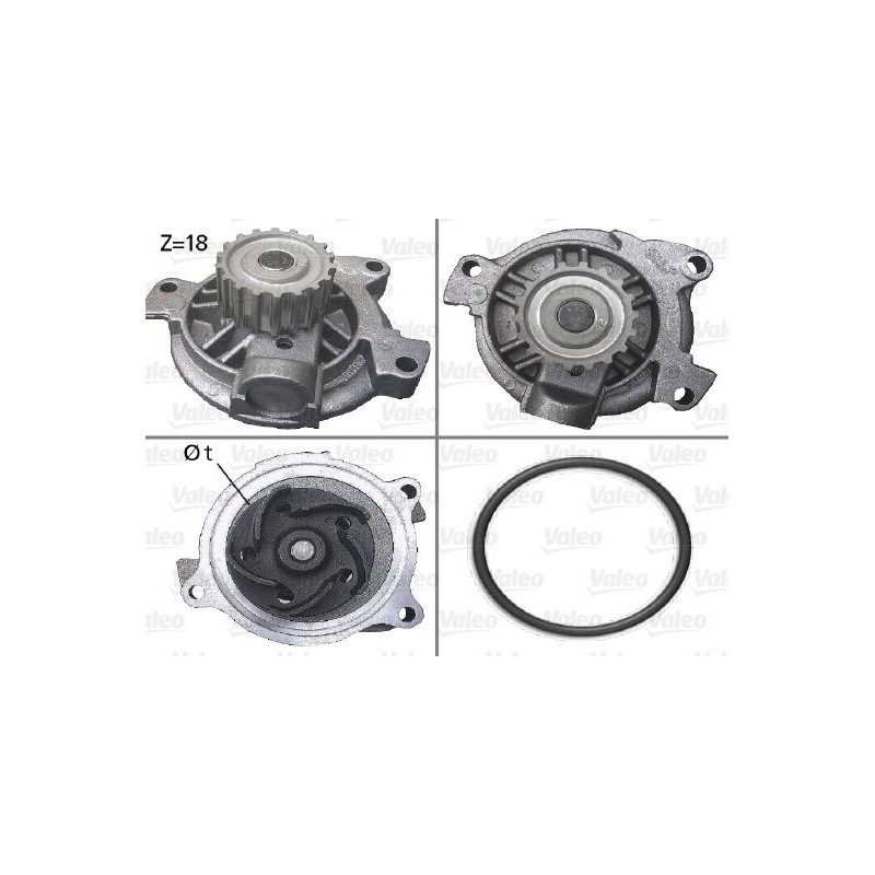 VALEO 506488 Bomba de agua, refrigeración del motor