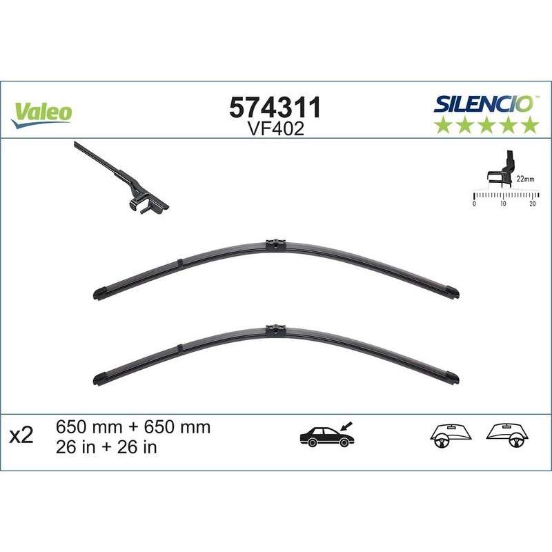 VALEO 574311 Limpiaparabrisas