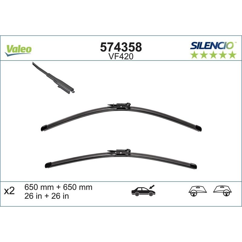 VALEO 574358 Limpiaparabrisas