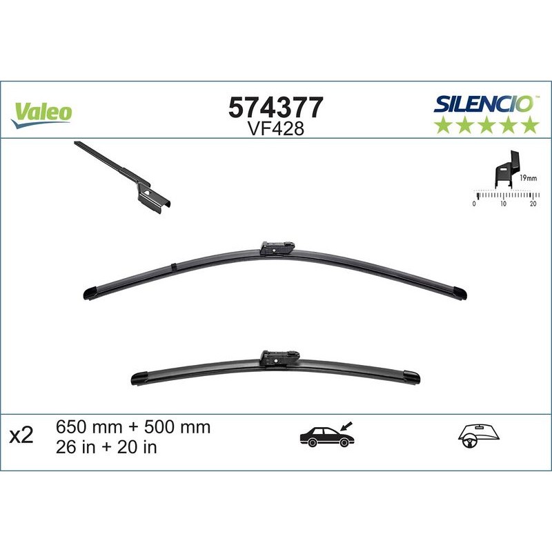 VALEO 574377 Limpiaparabrisas