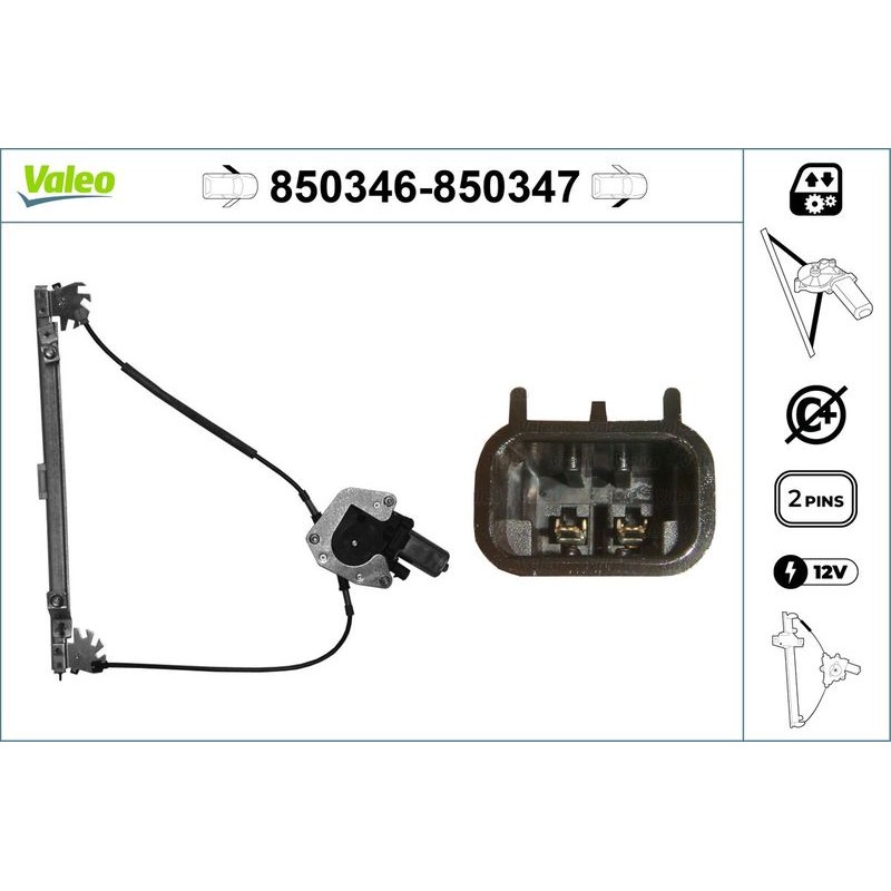 VALEO 850346 Elevalunas