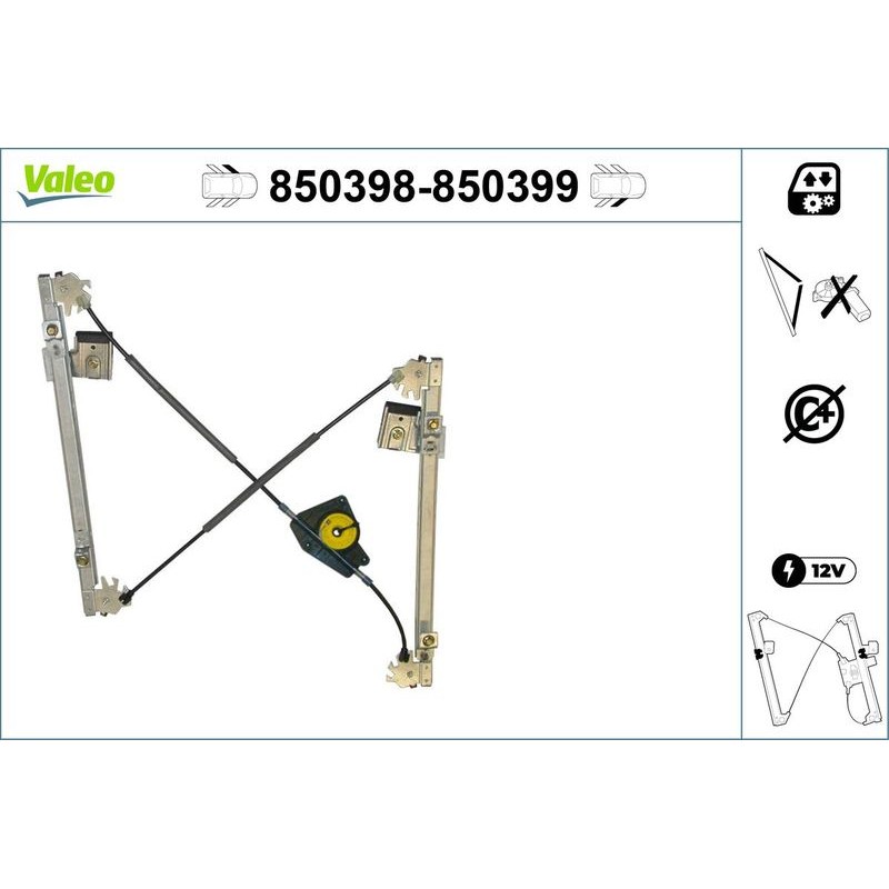 VALEO 850398 Elevalunas