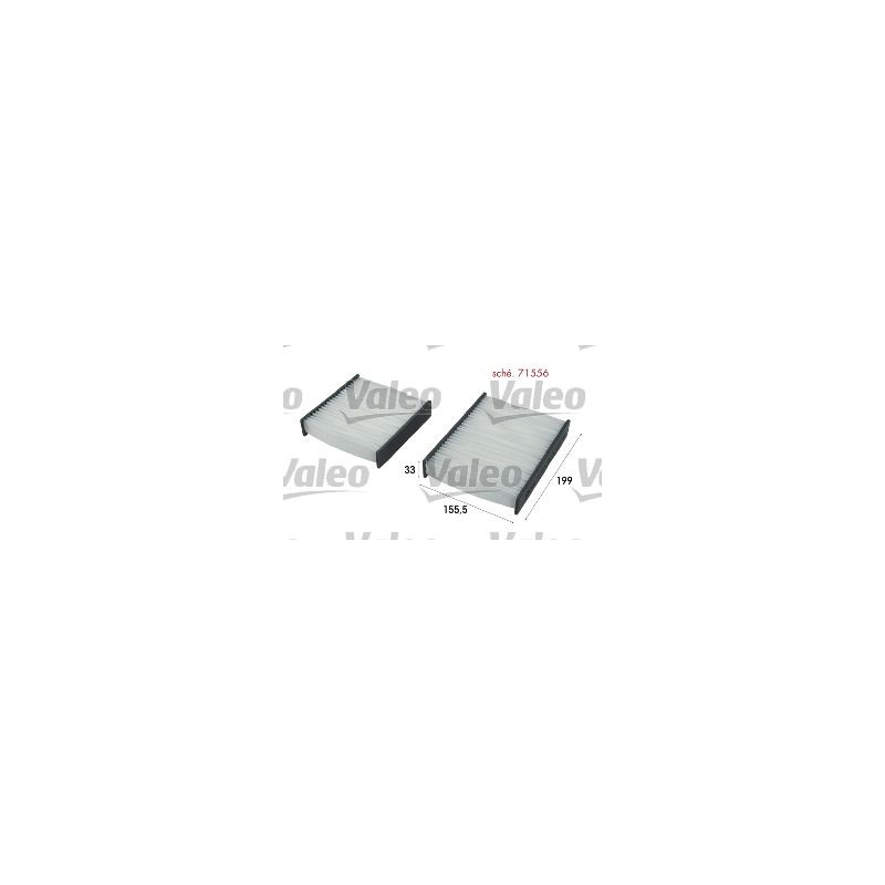 VALEO 715556 Filtro, aire habitáculo