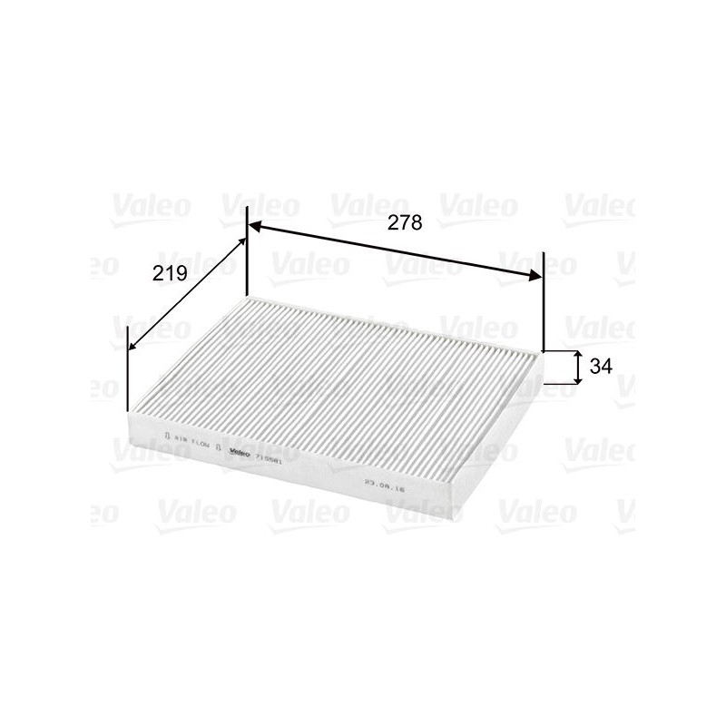 VALEO 715581 Filtro, aire habitáculo