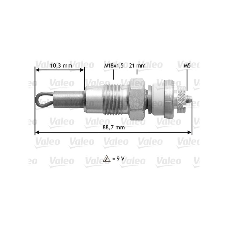 VALEO 345156 Bujía de precalentamiento