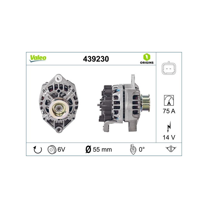 VALEO 439230 Alternador