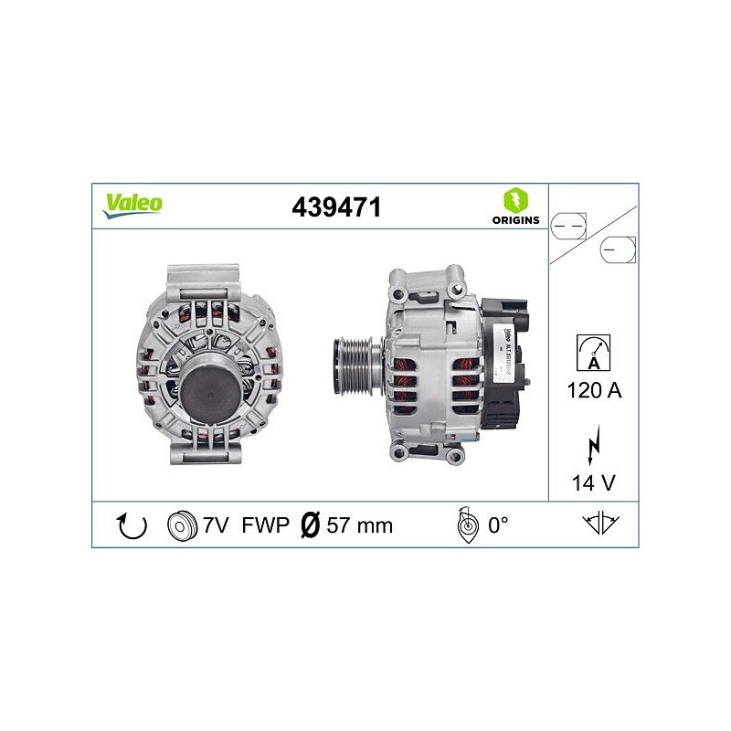 VALEO 439471 Alternador