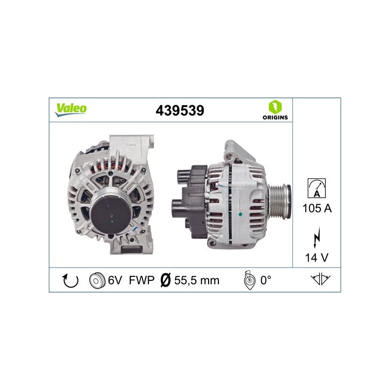 VALEO 439539 Alternador