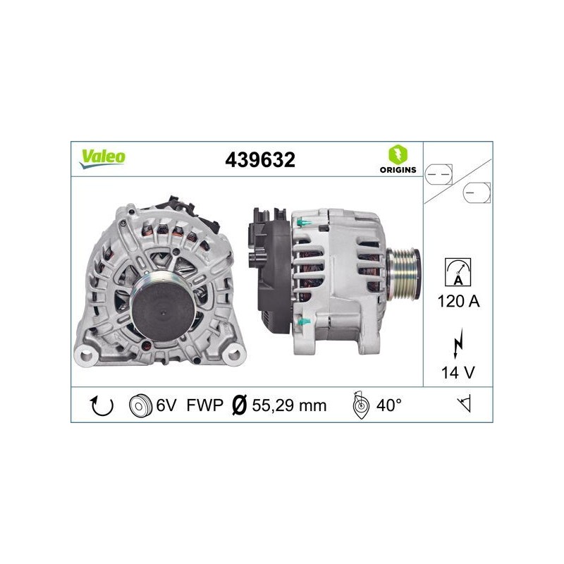 VALEO 439632 Alternador