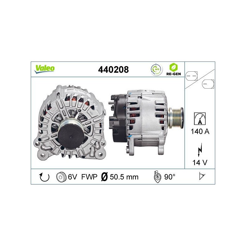 VALEO 440208 Alternador