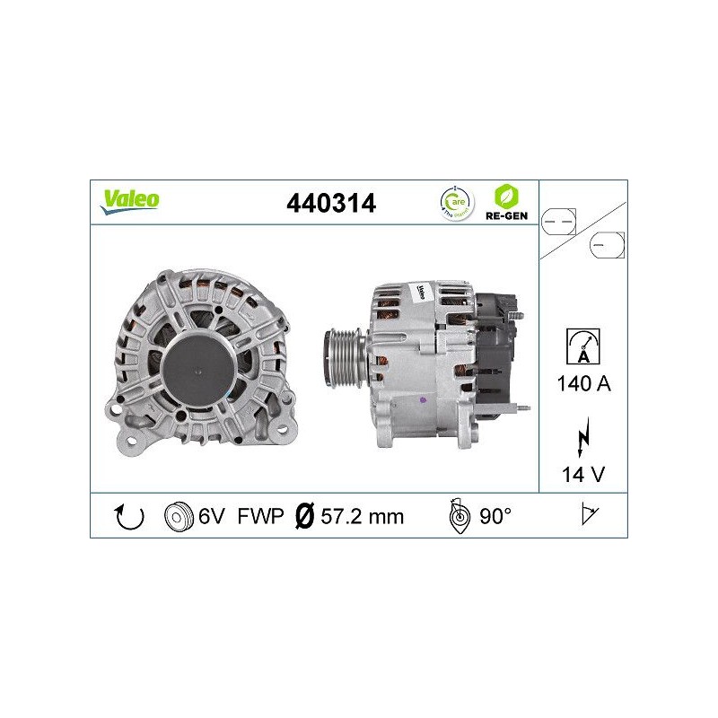 VALEO 440314 Alternador