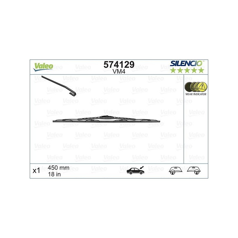 VALEO 574129 Limpiaparabrisas