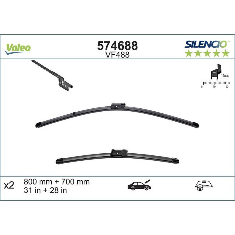 VALEO 574688 Limpiaparabrisas