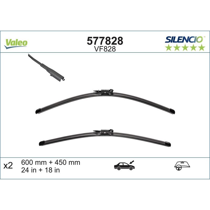 VALEO 577828 Limpiaparabrisas delante