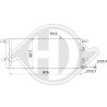 DIEDERICHS DCC1995 Condensador, aire acondicionado - 1