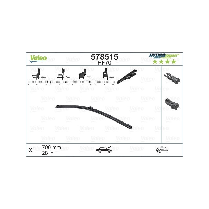 VALEO 578515 Limpiaparabrisas